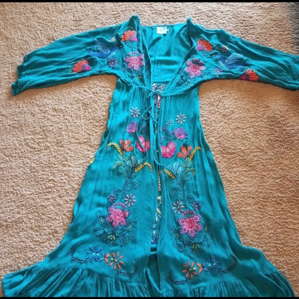 Boho beach cover-up Small